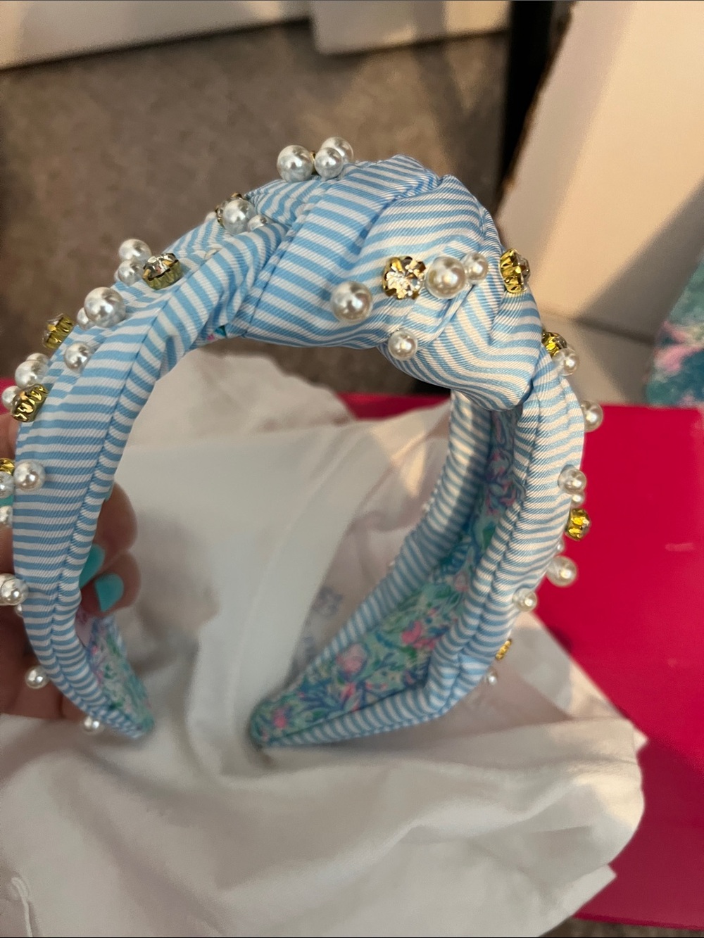 Lilly Pulitzer knot headband